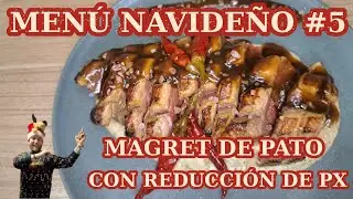 MAGRET DE PATO perfecto 🦆✨ con Reducción de PX y Crema de Shiitake