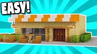 Minecraft: How To Make a Cafe!