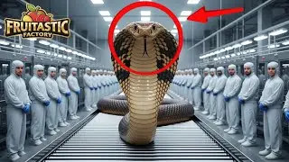 Inside a Futuristic Giant Snake Factory: Meat to Luxury Bags 🐍👜