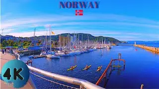 【4K】Walking Tour / Taking A Walk In NORWAY - Trondheim (Skansen) (Sunny Day Touring)