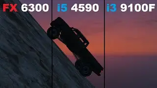 FX 6300 vs i5 4590 vs i3 9100F
