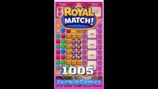 Royal Match Level 1005 - Hard Level - No Boosters Gameplay