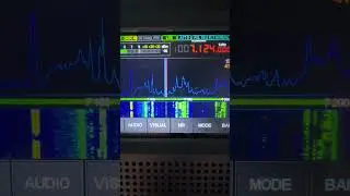 Morse code signal 40 m ham radio band ￼