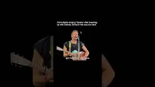 Chris Martin singing sparks after breaking up with Dakota