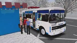 Чистогорская область ПАЗ 32054 на 25 маршруте. Omsi 2.