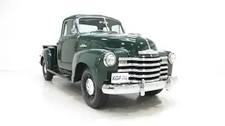 An Imposing and Beautifully Detailed 1953 Chevrolet 3600 3/4 Ton Pick-up - SOLD!