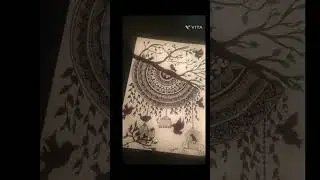Not everything wants to be caged 🕊️  #mandalaart #artshorts#asthetic  #sketchbook #lofiart #ytshorts