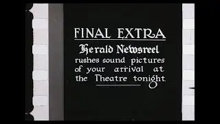 Nitrate R1C: Herald Newsreel Processing Stunt (ca. 1930s) [35mm Overscan]