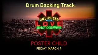 Poster Child - Red Hot Chili Peppers - Drum Backing Track (With Vocals)