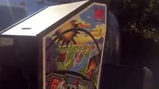 Lock-On Arcade Sit Down, pick up of a uncommon arcade game in a extremely uncommon sit down version