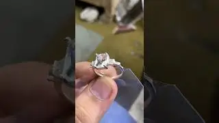White Topaz Ring, 925 Sterling Silver Topaz Ring