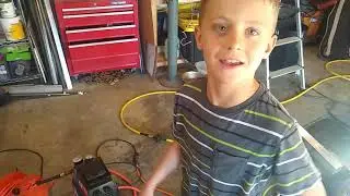 Our homemade steam engine