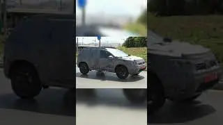 Next gen renault duster spooted at testing