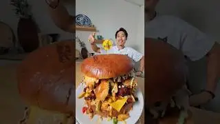6KG Fried Tandoori Chicken Sandwich Challenge! #foodchallenge