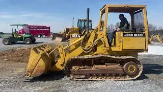 John Deere 555G Series IV Crawler Loader