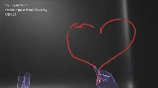 Oculus Quest Hands Demo in UE4.25 Blueprints with Niagara