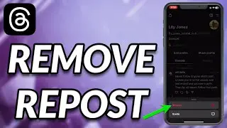 How To Remove Repost On Threads