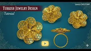 how to make a turkish ring design || gemvision matrix9 | Rhino matrix class #2 | 3D Jewellery Design