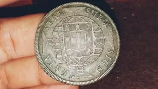 Chegou uma moeda rarissima na cole&ccedil;&atilde;o, PATAC&Atilde;O 960 R&eacute;is BAHIA