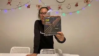 DR Strings Neon Orange | Restring & Review