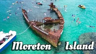 🏝️ Moreton Island Adventure | Camping, 4WD & Sand Tobogganing! 🚙🌊