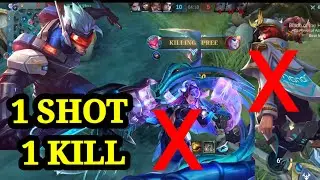 SABER HIGH DAMAGE BUILD VS MIYA & SELENA 💯💯💯 