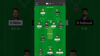 TATA IPL 2023 || GT vs CHE Dream11 prediction || csk vs GT | GT vs che | che vs GT #ipl #ind #shorts