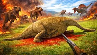 Can I Survive from Dinosaur? 😱 | ARBS Simulator Battle