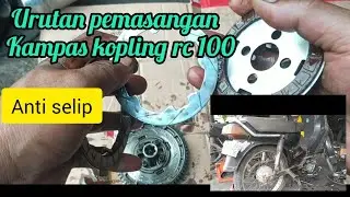 Cara ganti kampas kopling rc100/bravo