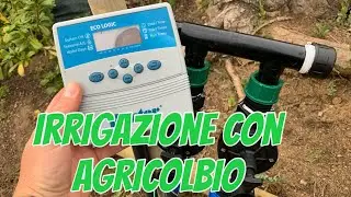 Montaggio Impianto di irrigazione - collettore centralina ed elettrovalvole con agricolbio