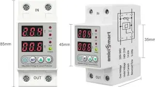 amiciSmart Automatic Over/Under Voltage and Over Load Protection Single Phase 220V, 63A