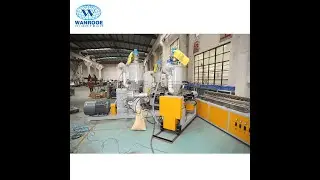Plastic Pipe Recycling Machine Steel Pipe Plastic Coating Extrusion Line Tunisian Customers