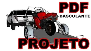 PROJETO CARRETINHA BASCULANTE MOTO - Rampless motorcycle trailer - Motorradanh&auml;nger - NO RAMP NEEDED