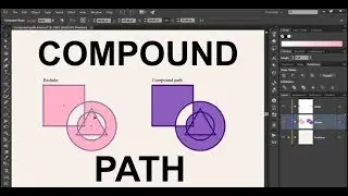 Compound Path in illustrator | Easy Learn