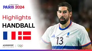 JO PARIS 2024 - Les handballeurs français corrigés d'entrée par le Danemark
