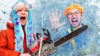 لقد وجدنا هذه الاكتشافات المرعبة في الجليد حيث غرق BLIPPI