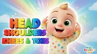 Head Shoulders Knees and Toes Song | Fun Body Parts Dance for Kids