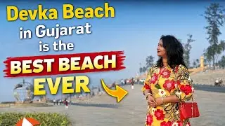 Devka Beach in Gujarat is the BEST BEACH EVER 🌊#Devkabeach #Daman #travelvlog