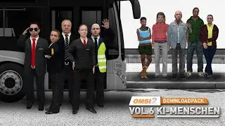 OMSI2 Downloadpack 6 - KI-Menschen Trailer