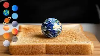 ✨ Ultra Macro Miniature Planets Spreading ASMR 🌌🪐| Realistic  AI Visuals 🎧🍞| A2M Thoughts #asmr #ai
