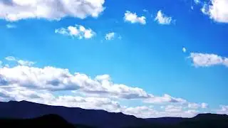 Time Lapse White Clouds - Good Morning Nature Lovers