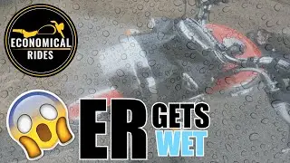 RE Classic 350 Reborn - Super Meteor 650 Thoughts And Relive Animated Map App Test - I Get Wet !