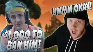 Ninja Pays Tim $1,000 To Ban A Mod In His Chat Because Of This! CDN Loses His Mind...