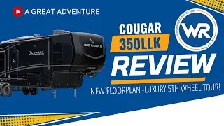 Inside the Keystone Cougar Premium 350LLK Fifth Wheel | Luxury Rear Kitchen & Spacious RV Tour
