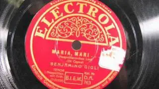 Italian Opera - MARIA, MARI Benjamino Gigli late 1920s