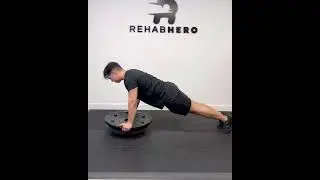 BOSU Ball Isometric Push Up - Shoulder stability exercise