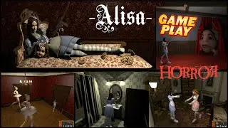 Alisa ★ Gameplay ★ PC Steam [ Free DEMO ] 3D Horror-themed Action Adventure game 90s