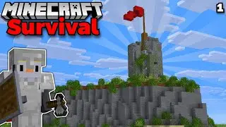 Minecraft Survival 1.21.8 (Ep. 1) &ndash; Building a Ruined Starter Base in My Forever World