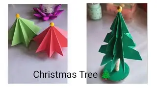 2D 😱❤️How to make paper Christmas Tree Beautiful tree //Easy Christmas tree 