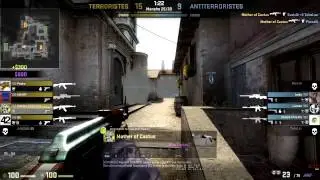 CS:GO AK-47 1 tap headshot through smoke